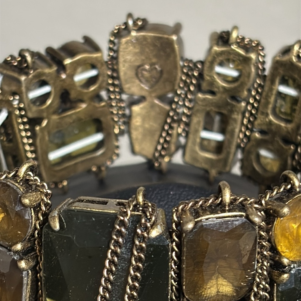 Stella & Dot Retired After The Rain 2011 Semi Precious Faceted Stone Bracelet - Picture 2 of 7